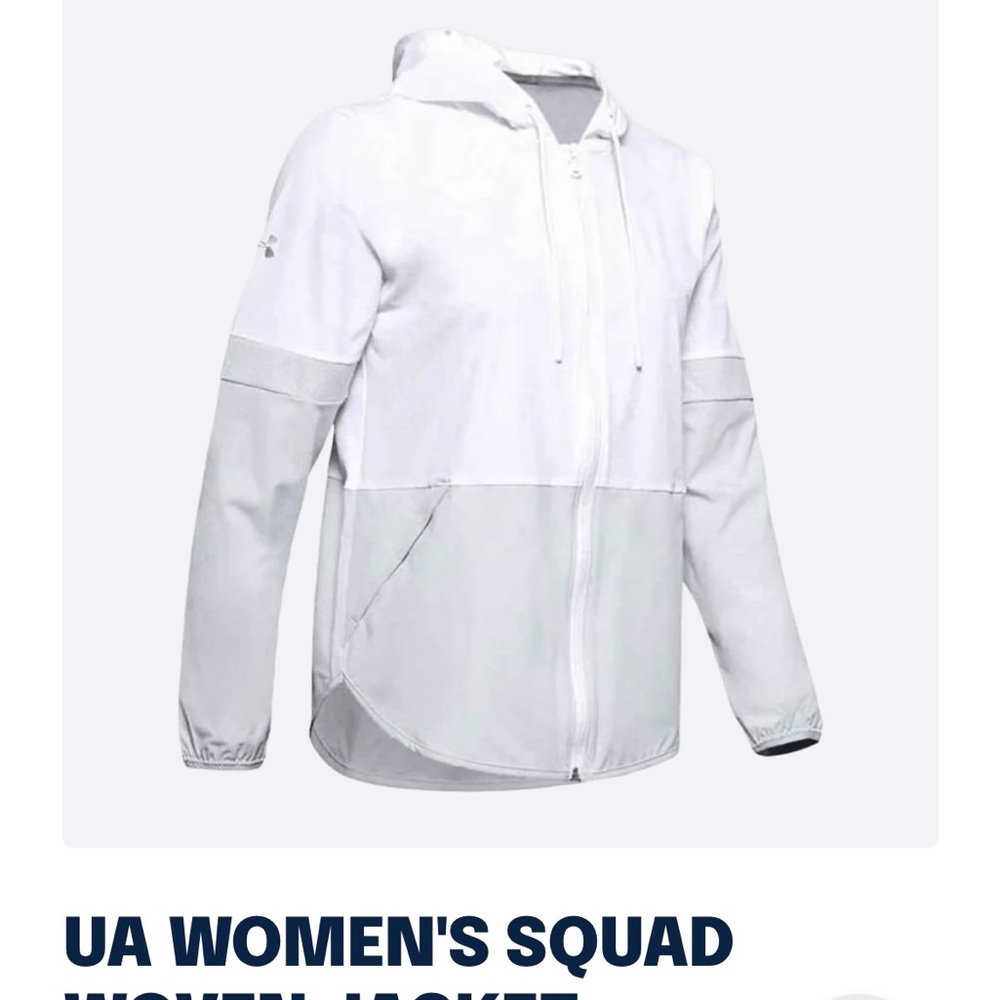 Under Armour Women's White Hooded Jacket